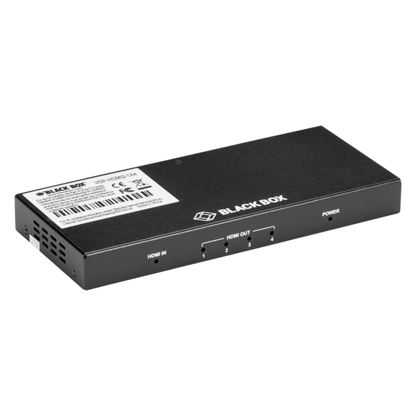 Black Box Hdmi 2.0 4K60 Splitter - 1X4 VSP-HDMI2-1X4